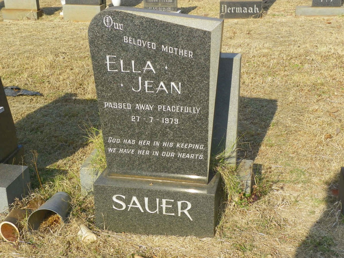 SAUER Ella Jean -1979