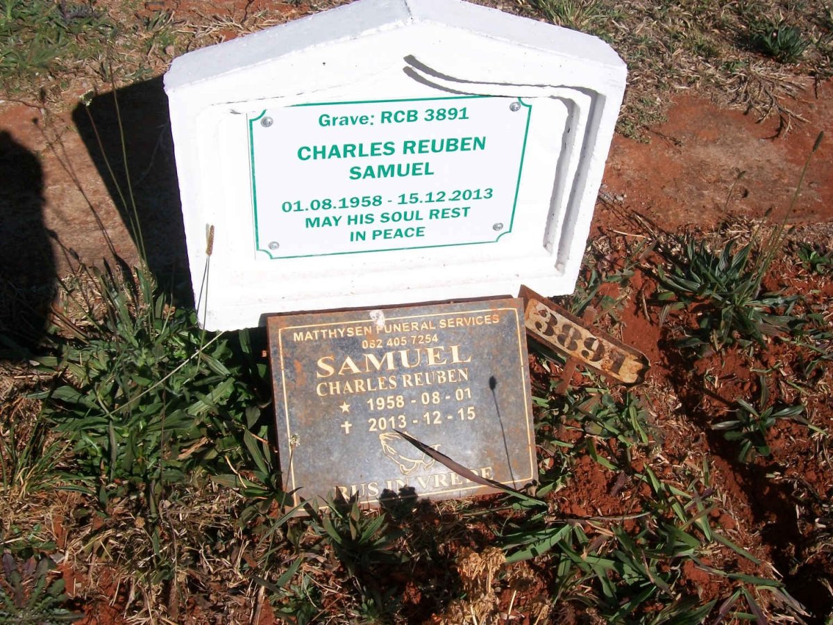 SAMUEL Charles Reuben 1958-2013