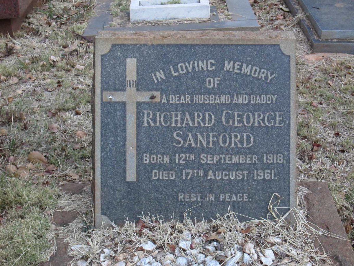 SANFORD Richard George 1918-1961