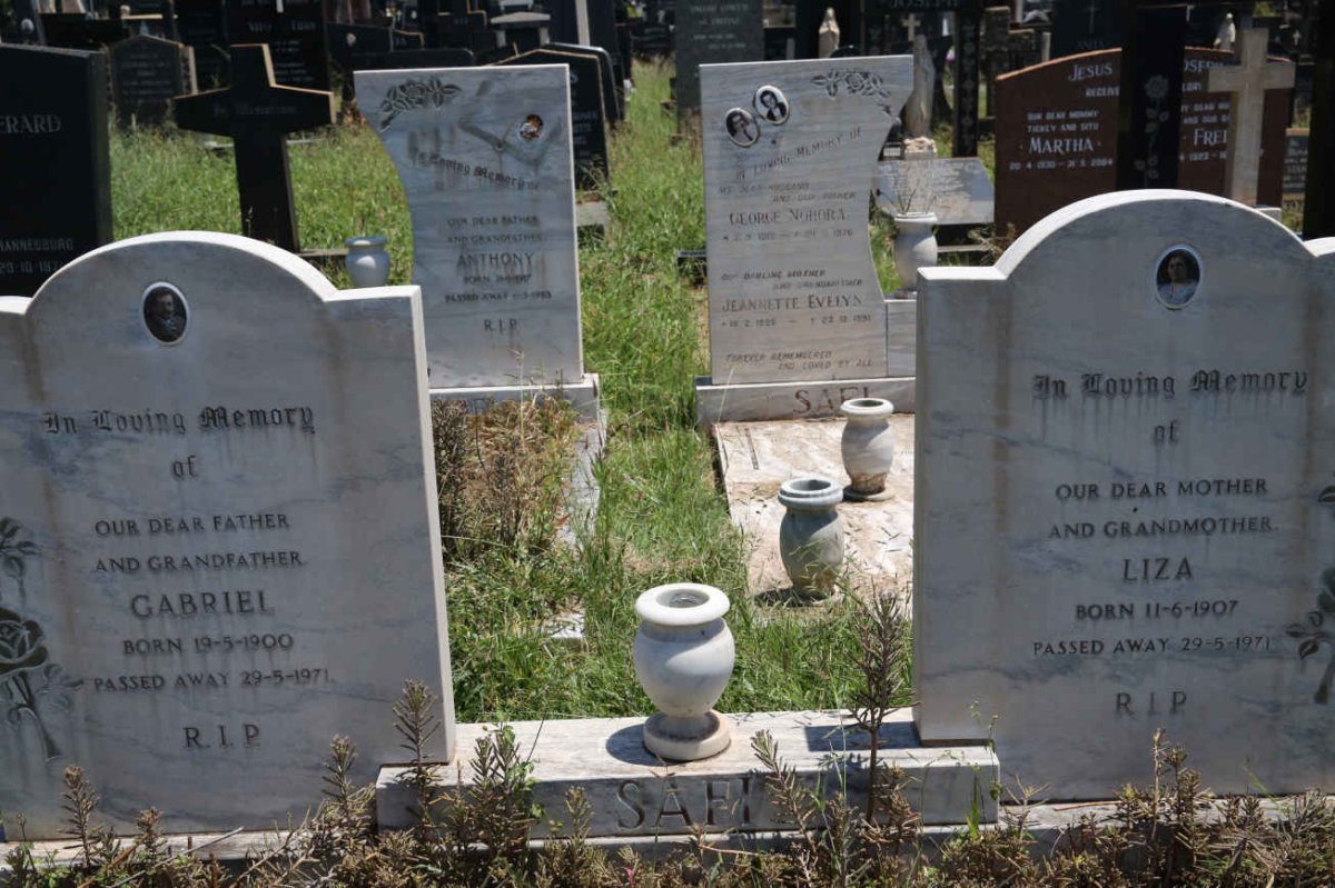 SAFI Gabriel 1900-1971 &amp; Liza 1907-1971
