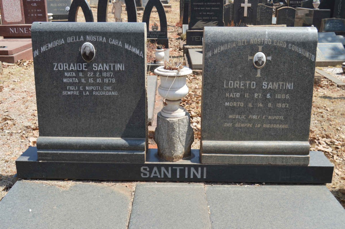 SANTINI Loreto 1885-1957 &amp; Zoraide 1887-1979