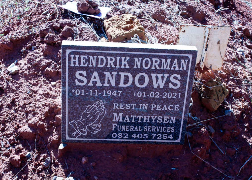 SANDOWS Hendrik Norman 1947-2021
