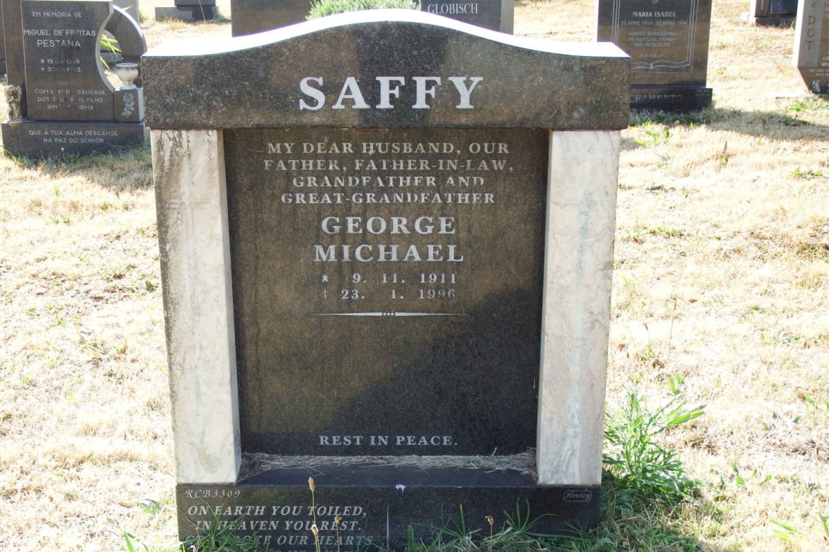 SAFFY George Michael 1911-1996