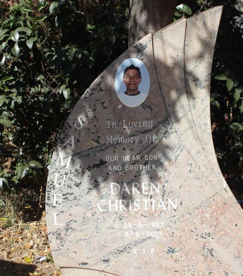 SAMUEL Daren Christian 1987-2005