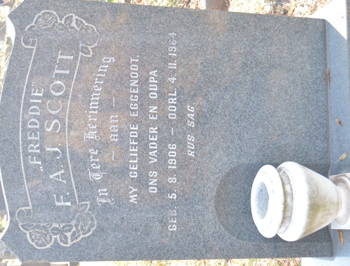 SCOTT F.A.J. 1906-1964