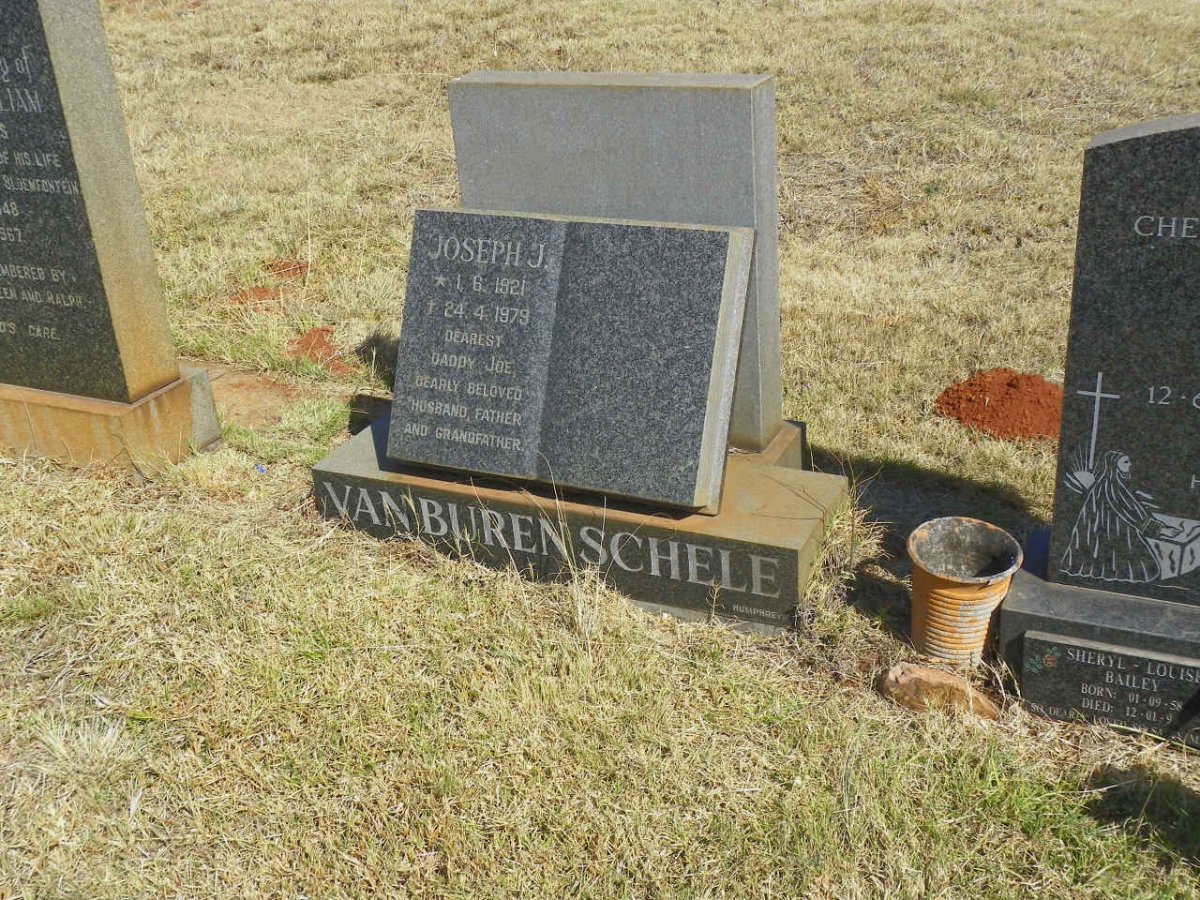 SCHELE Joseph J., VAN BUREN 1921-1979