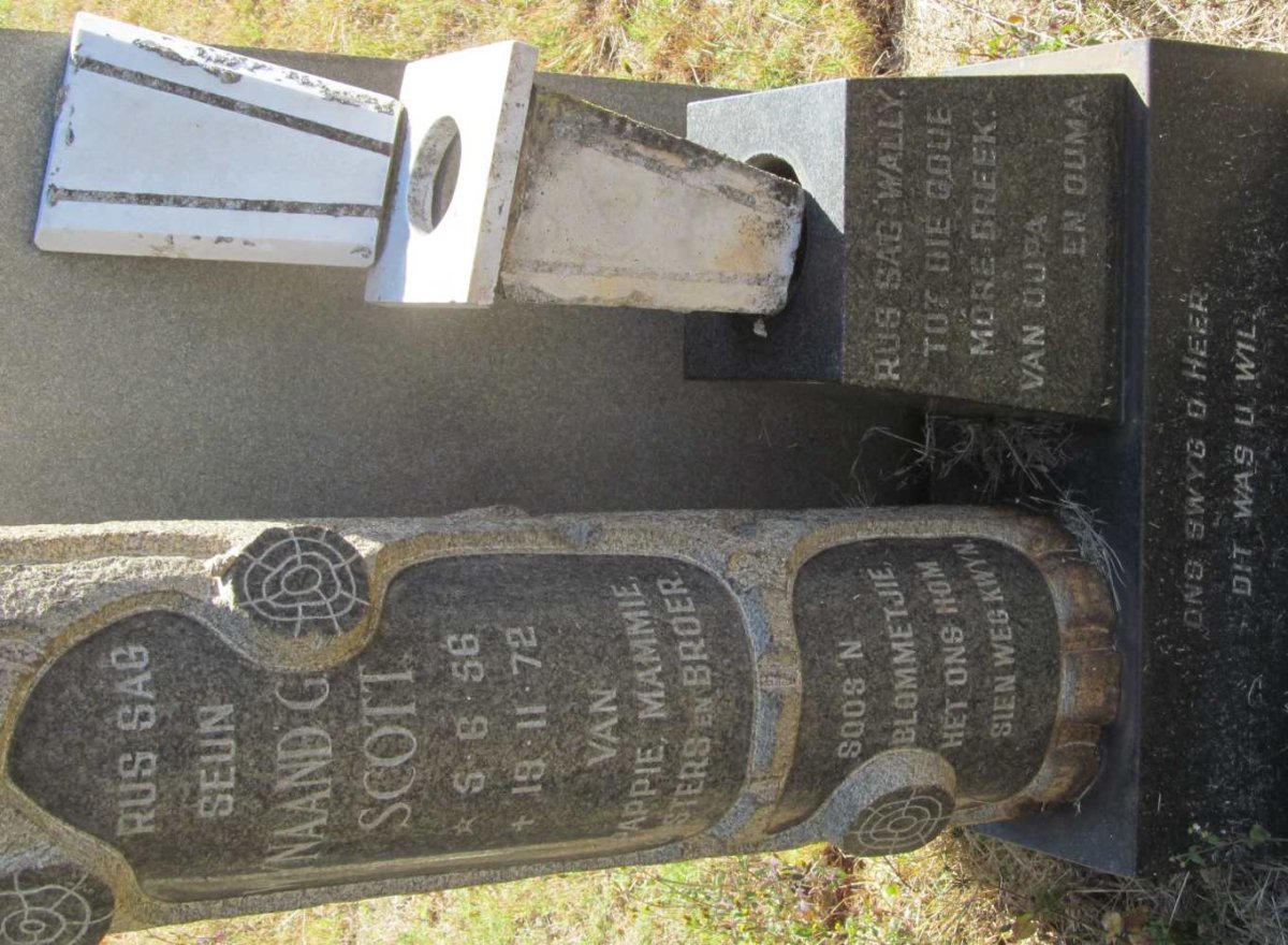 SCOTT Wynaand G. 1956-1972