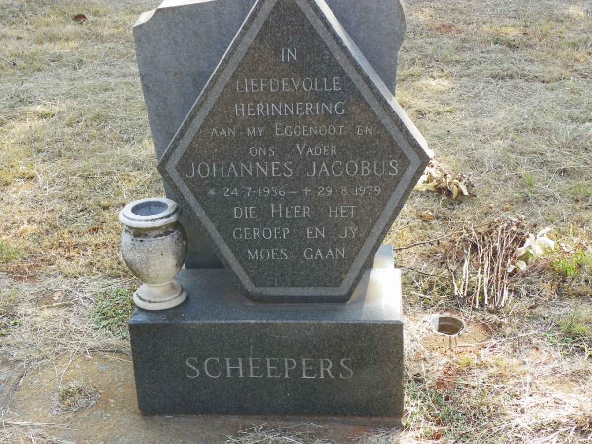 SCHEEPERS Johannes Jacobus 1936-1979
