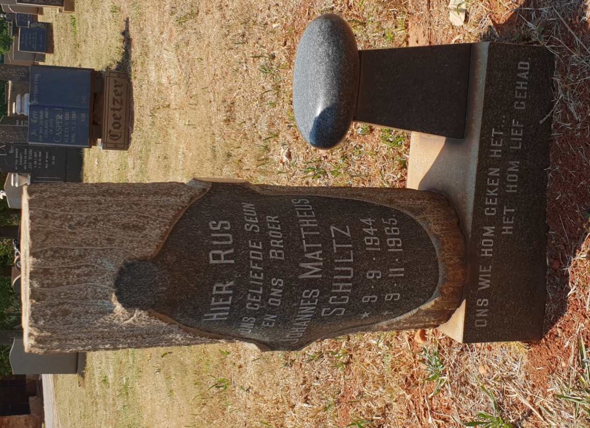 SCHULTZ Johannes Mattheus 1944-1965