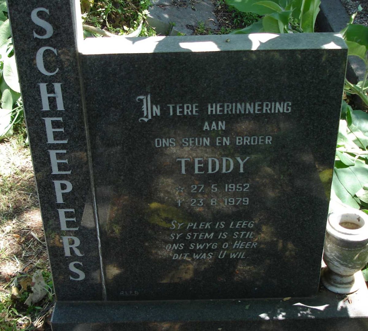 SCHEEPERS Teddy 1952-1979