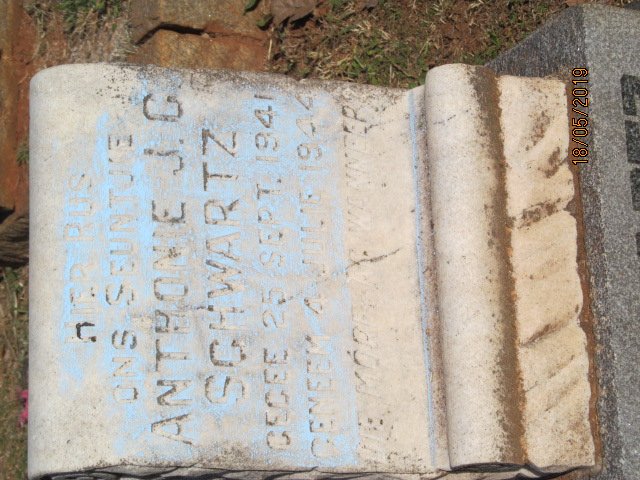 SCHWARTZ Anthonie J.C. 1941-1944