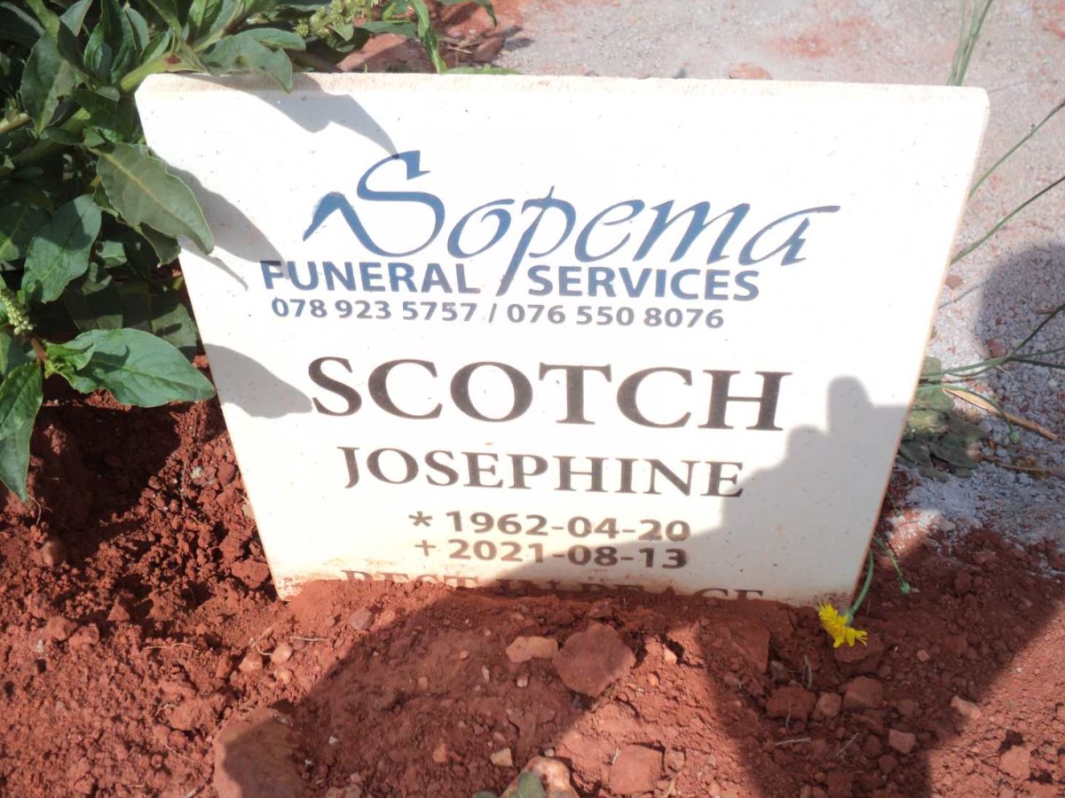 SCOTCH Josephine 1962-2021