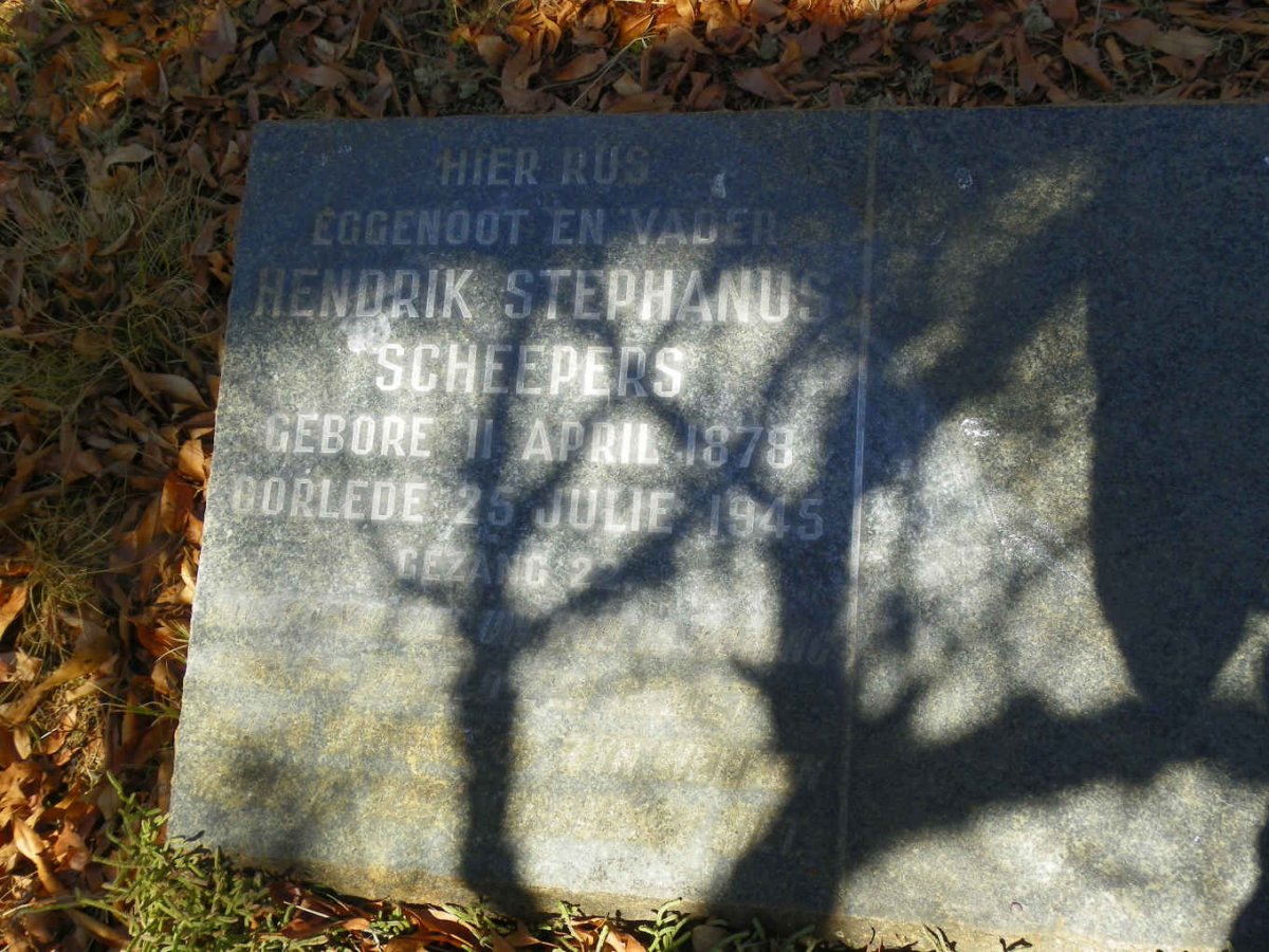 SCHEEPERS Hendrik Stephanus 1878-1945