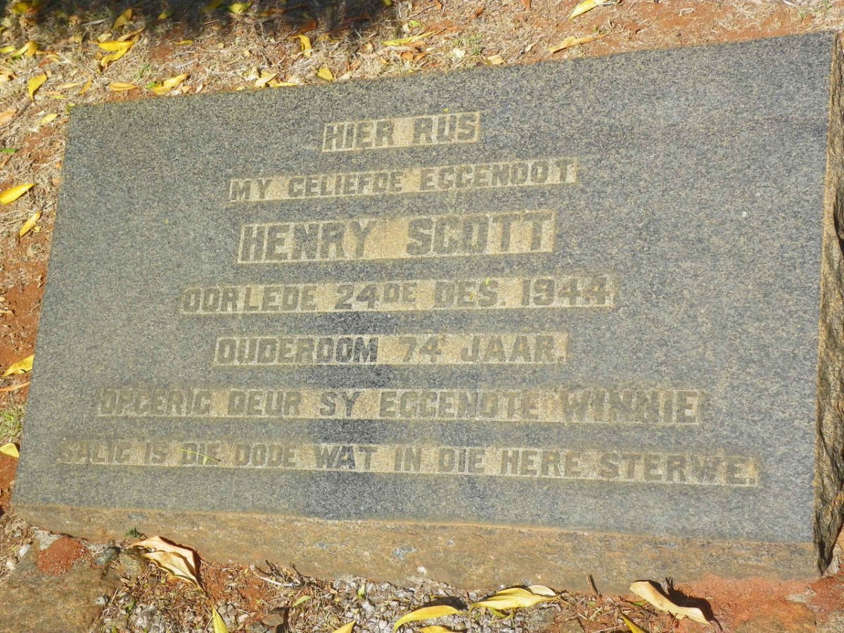 SCOTT Henry -1944