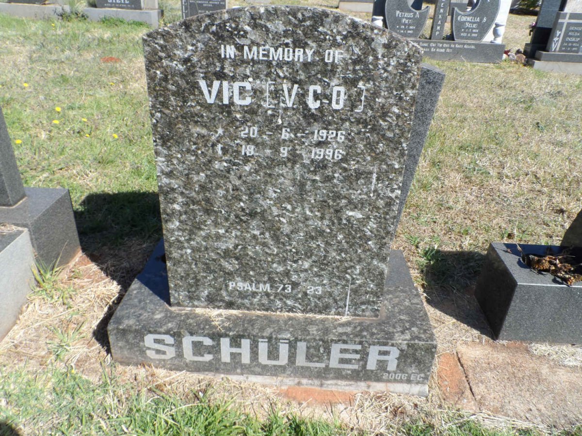 SCHÜLER V.C.O. 1926-1996