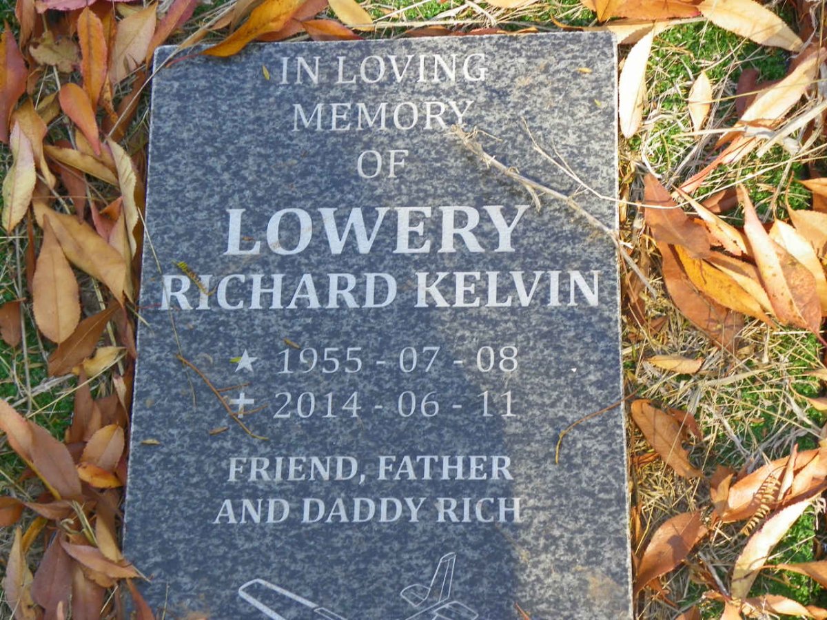 LOWERY Richard Kelvin 1955-2014