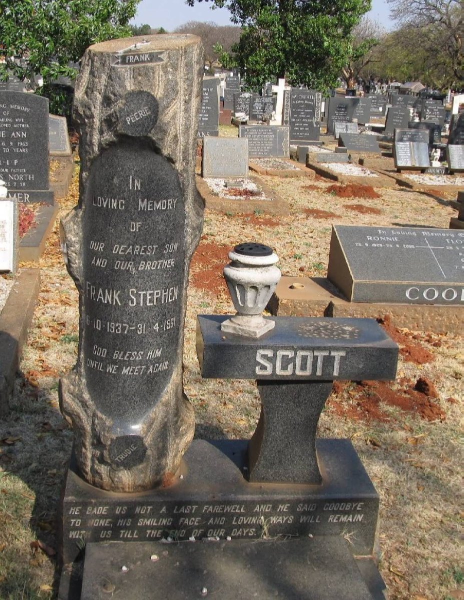SCOTT Frank Stephen 1937-1961