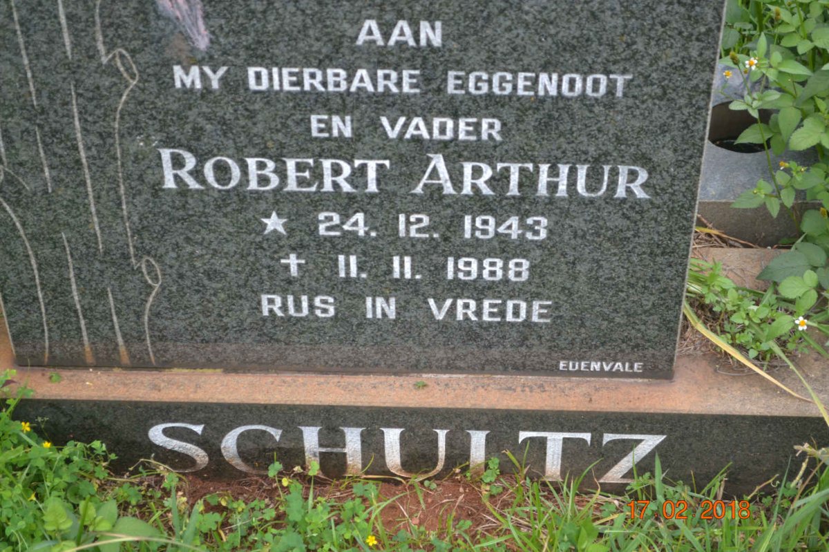 SCHULTZ Robert Arthur 1943-1988