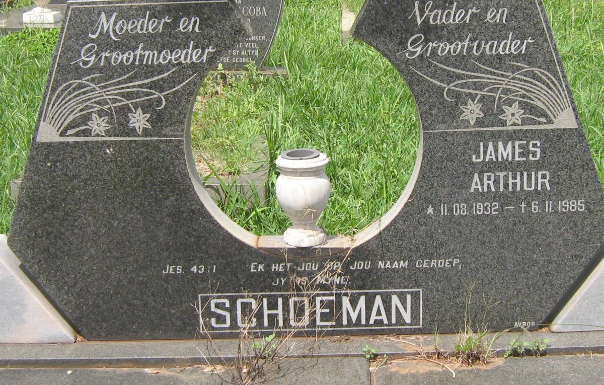 SCHOEMAN James Arthur 1932-1985