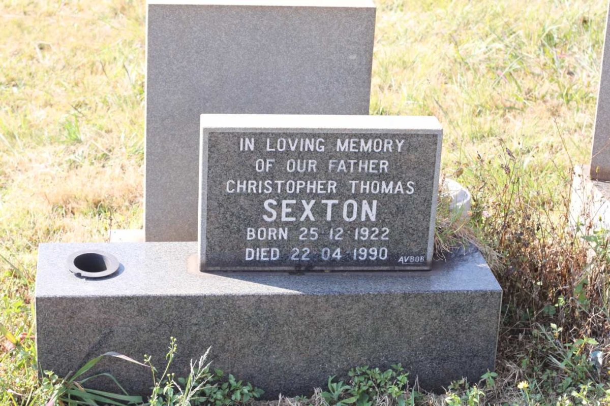 SEXTON Christopher Thomas 1922-1990