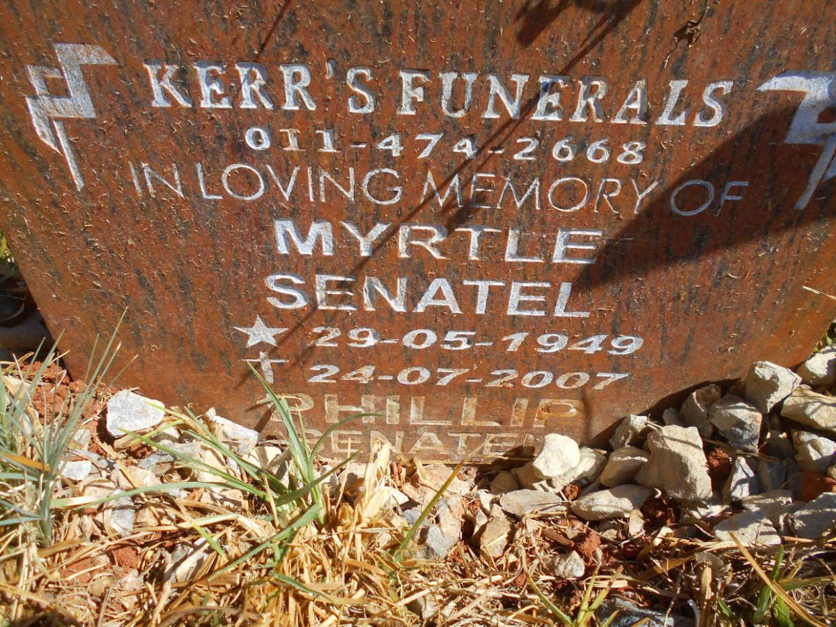 SENATEL Phillip &amp; Myrtle 1949-2007