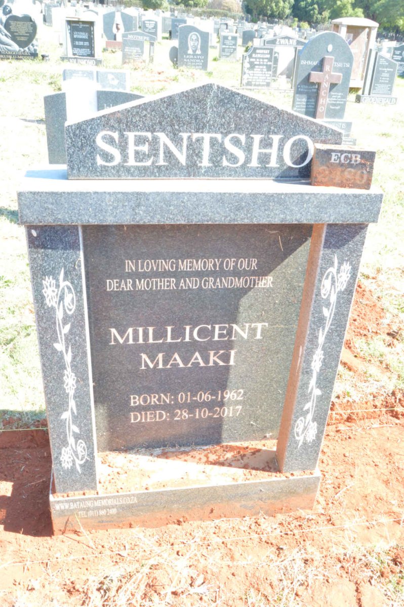 SENTSHO Millicent Maaki 1962-2017