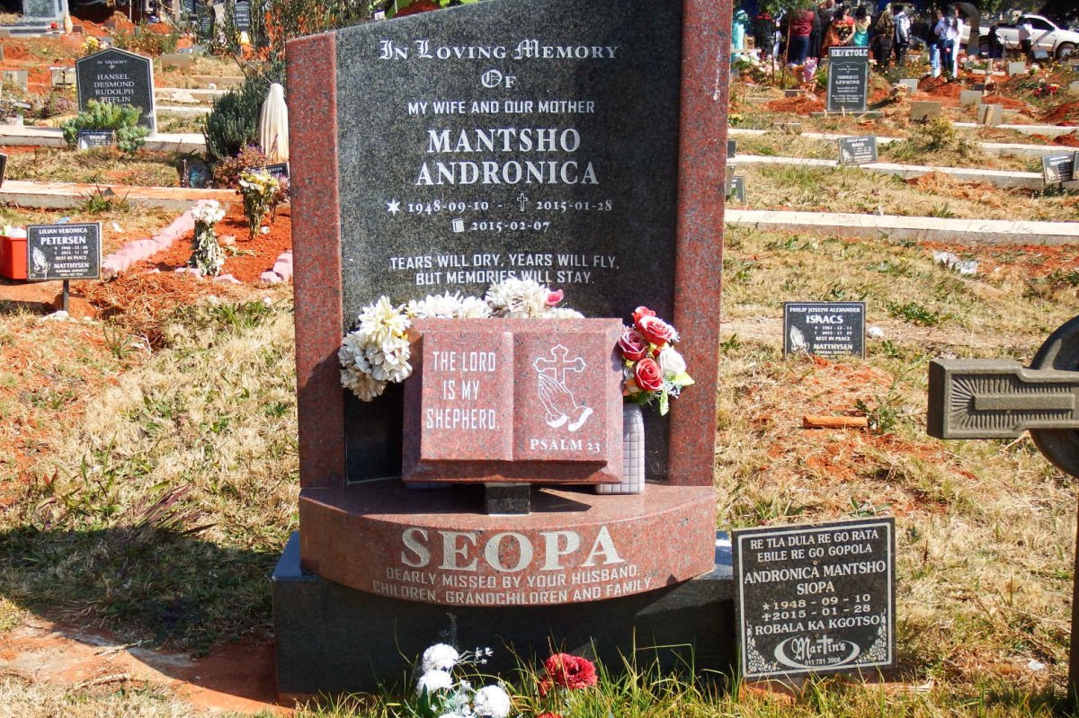 SEOPA Mantsho Andronica 1948-2015