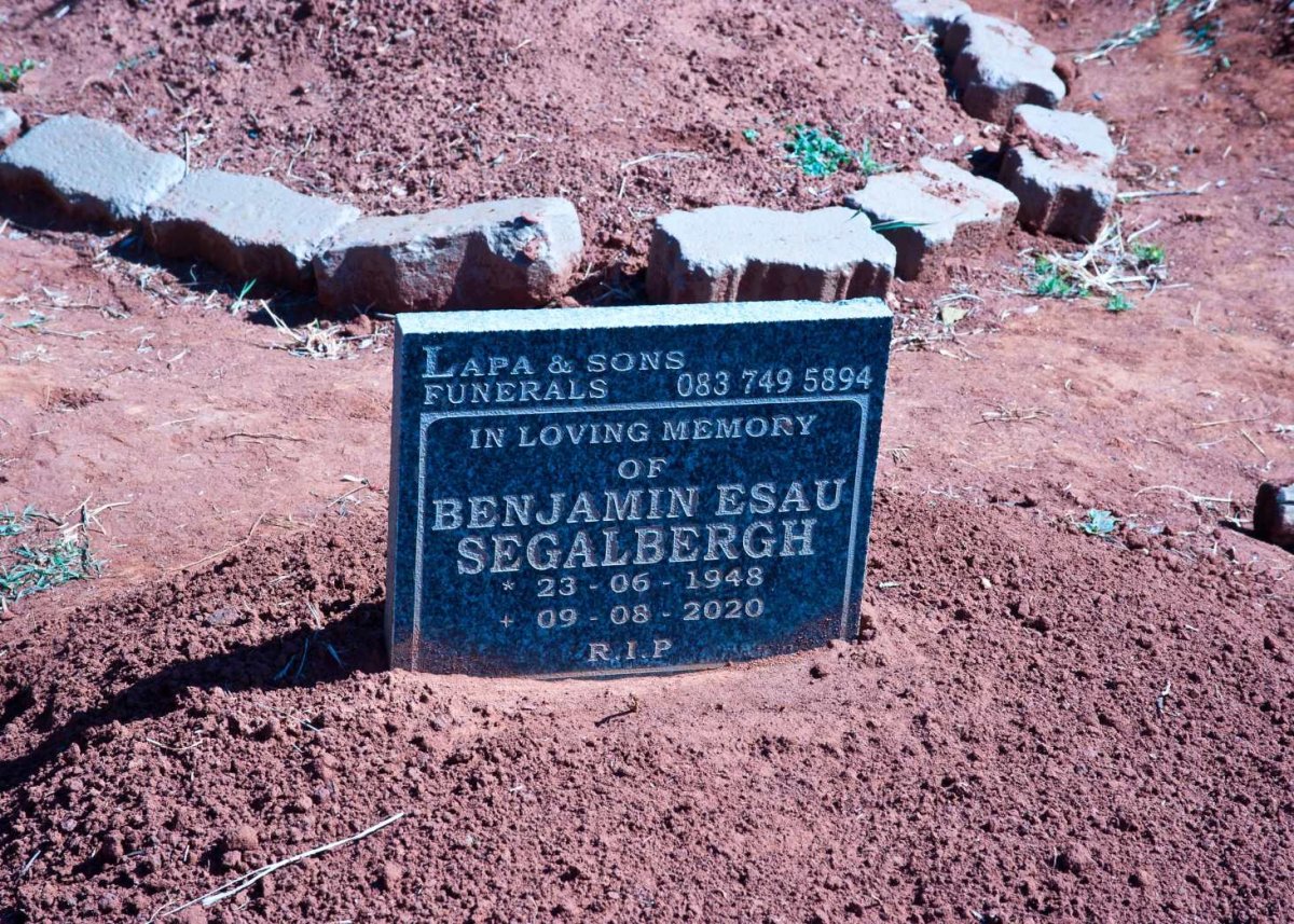 SEGALBERGH Benjamin Esau 1948-2020