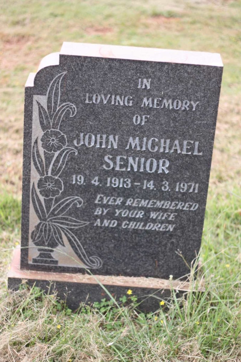 SENIOR John Michael 1913-1971