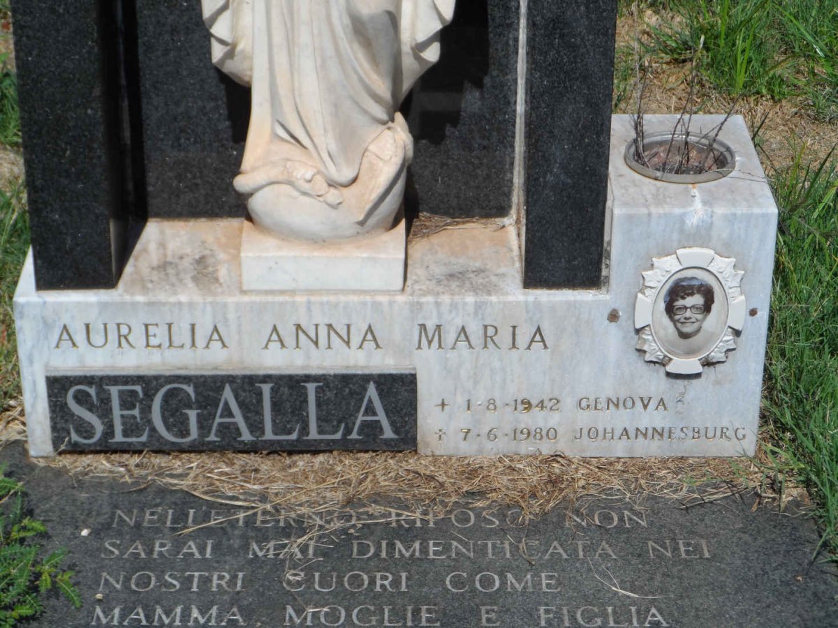 SEGALLA Aurelia Anna Maria 1942-1980