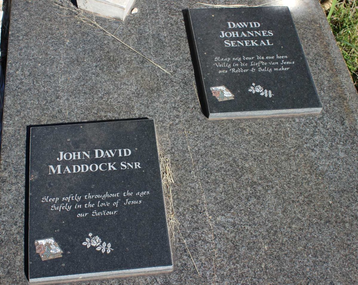 SENEKAL Dawid Johannes :: MADDOCK John David