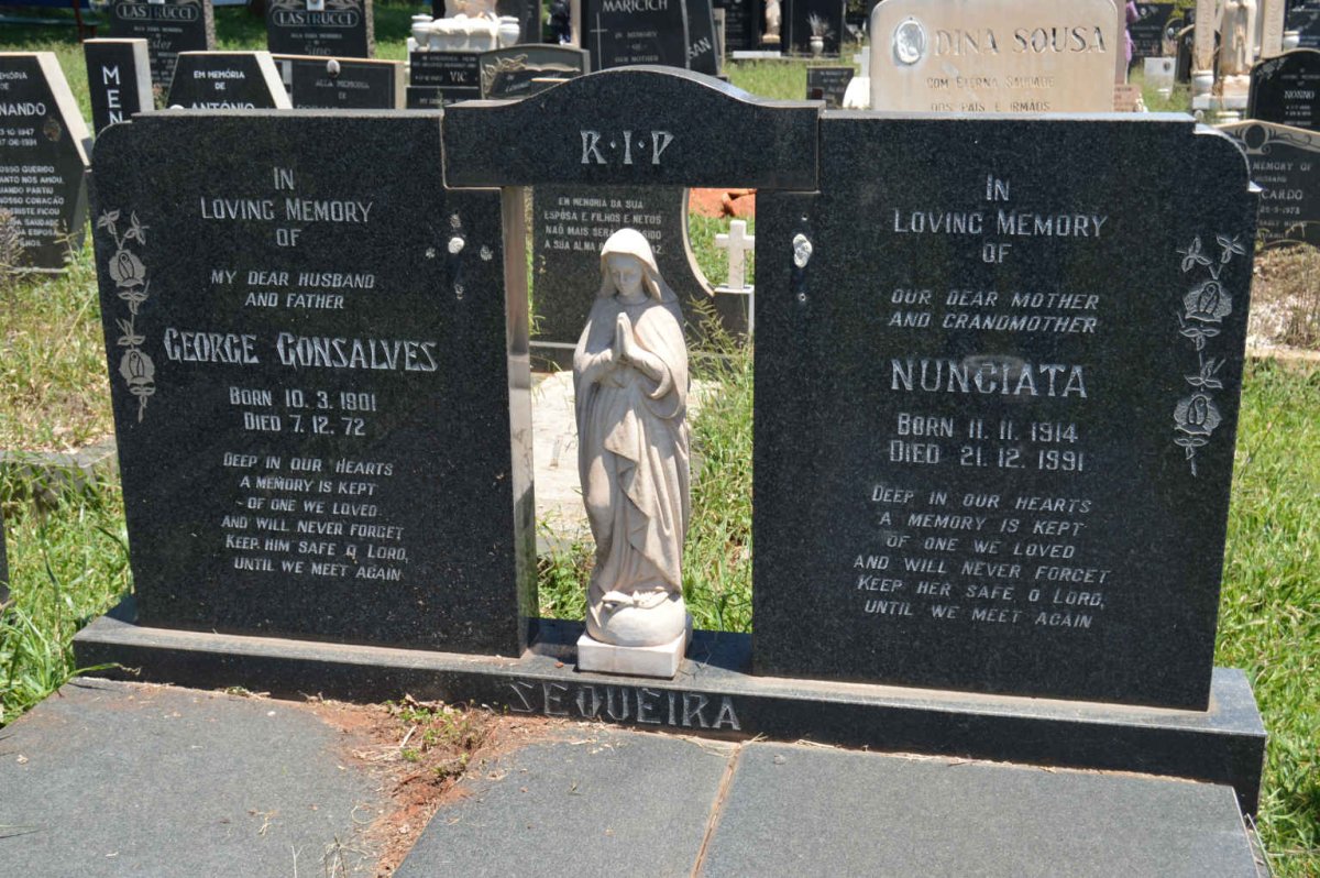SEQUEIRA George Gonsalves 1901-1972 & Nunciata 1914-1991