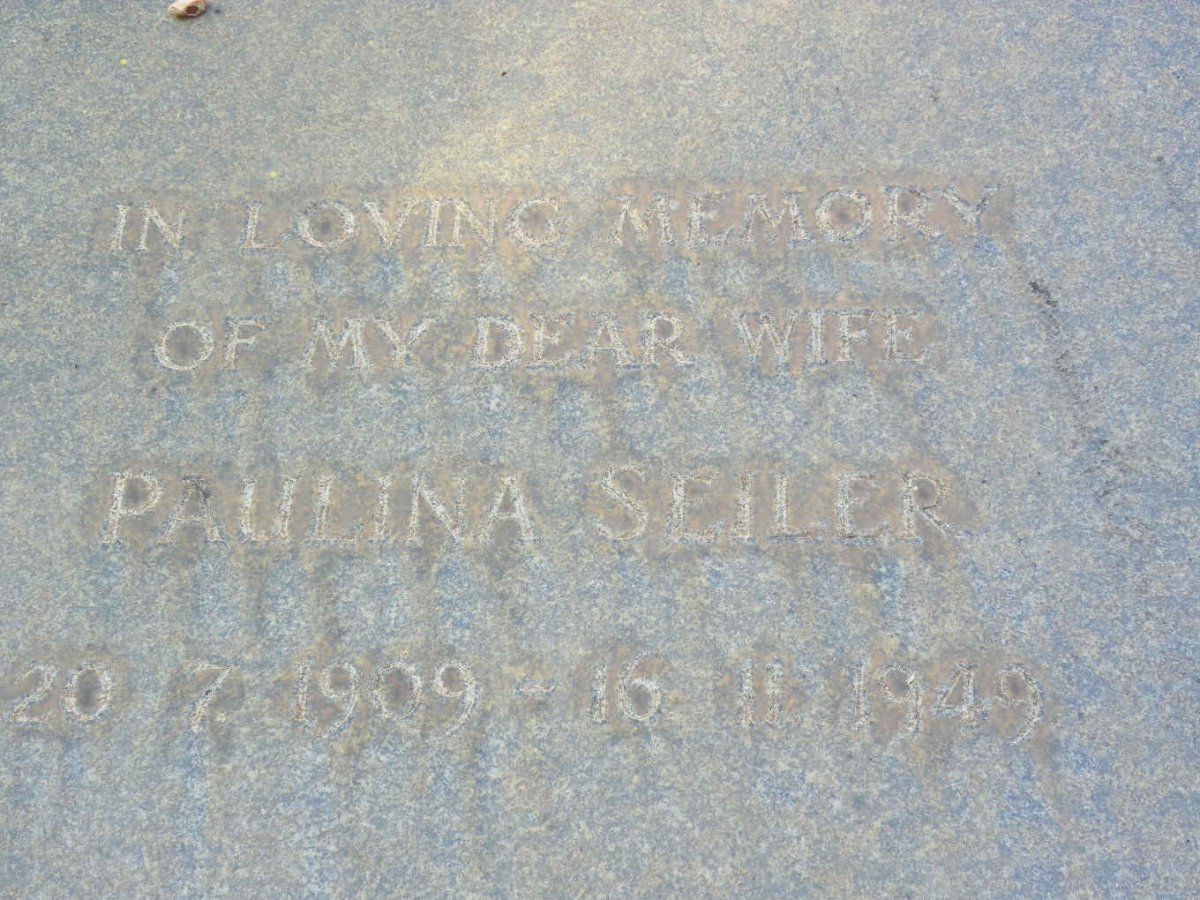 SEILER Paulina 1909-1949