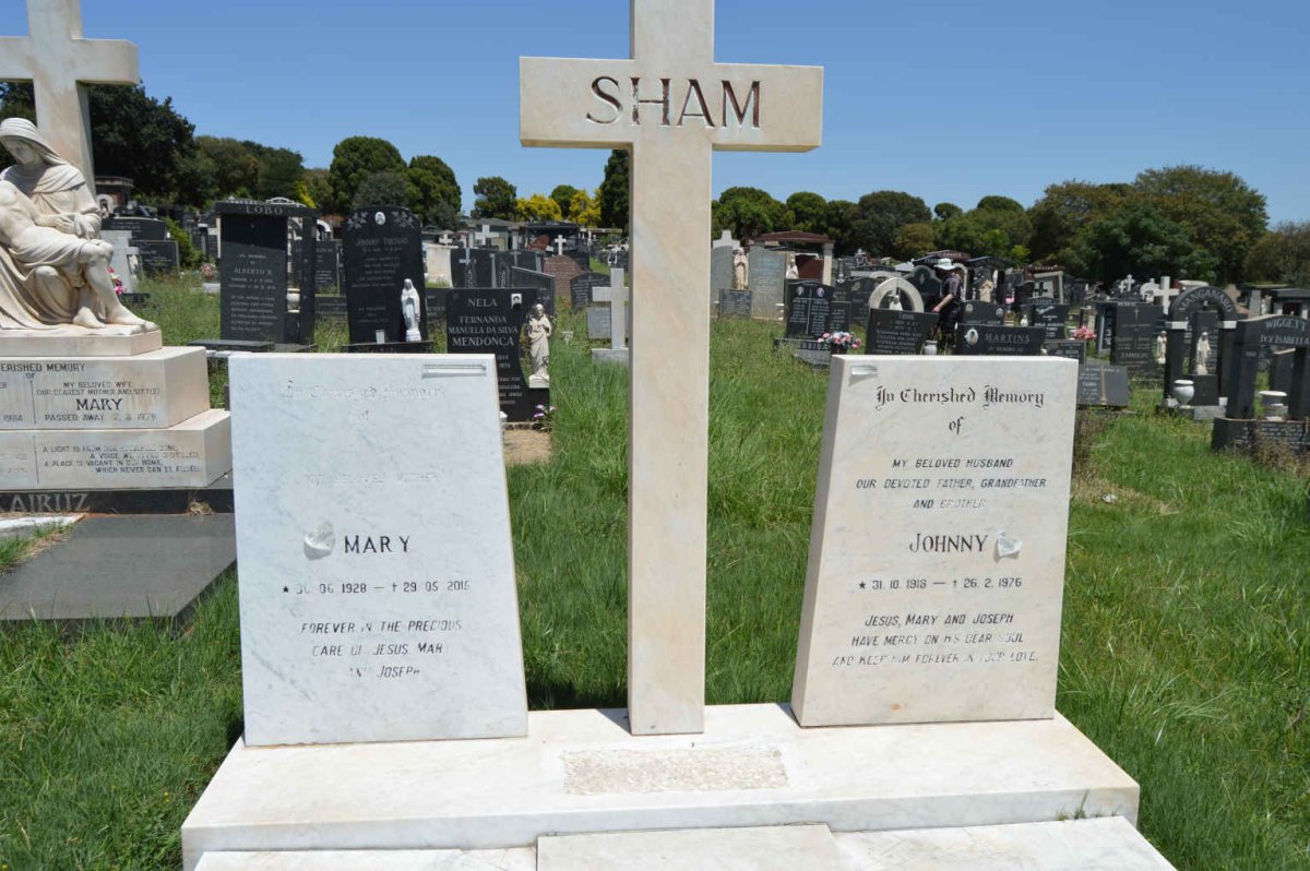 SHAM Johnny 1918-1976 &amp; Mary 1928-2015
