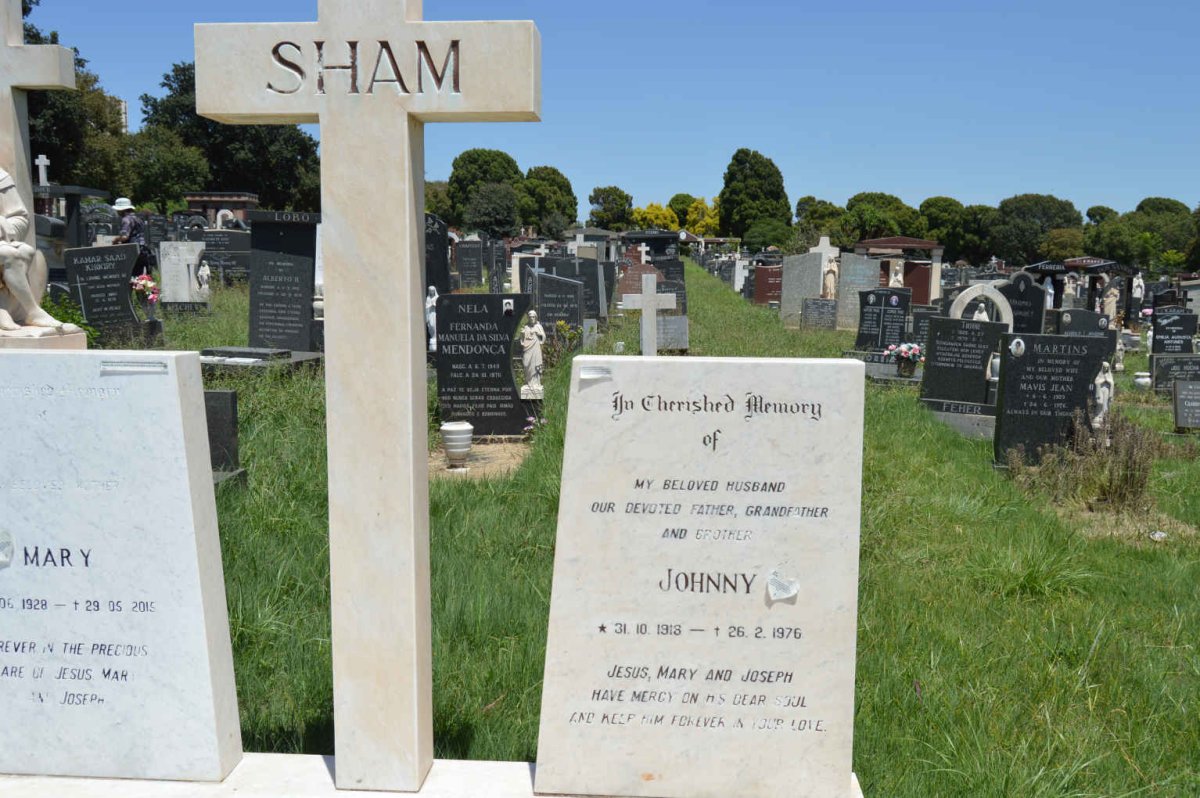 SHAM Johnny 1918-1976 &amp; Mary 1928-2015