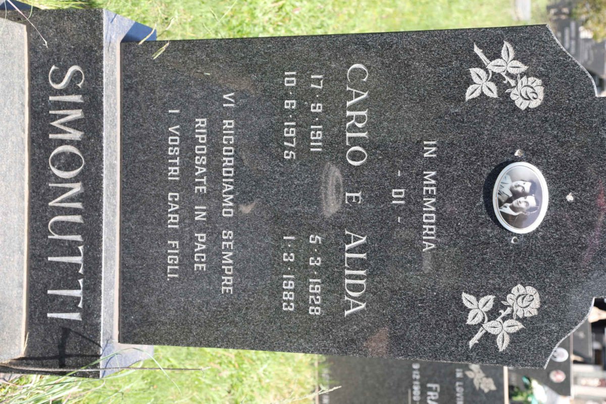 SIMONUTTI Carlo 1911-1975 &amp; Alida 1928-1983