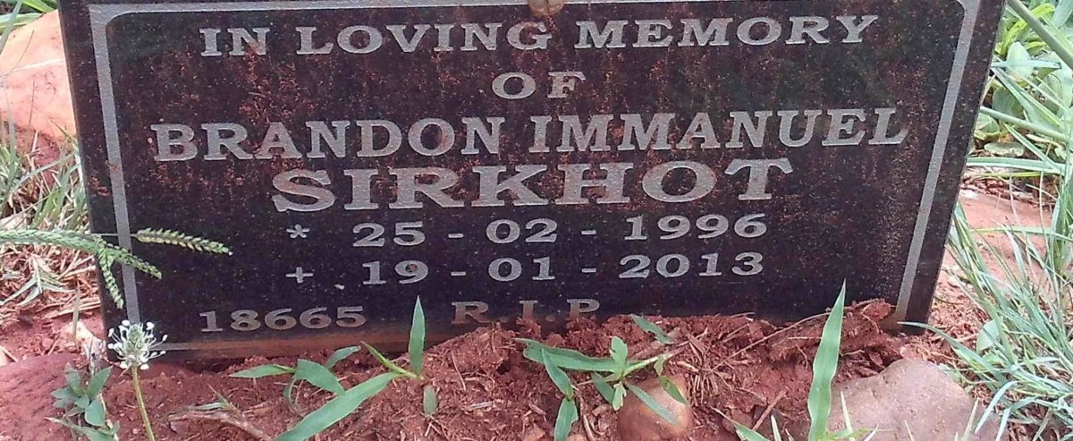 SIRKHOT Brandon Immanuel 1996-2013