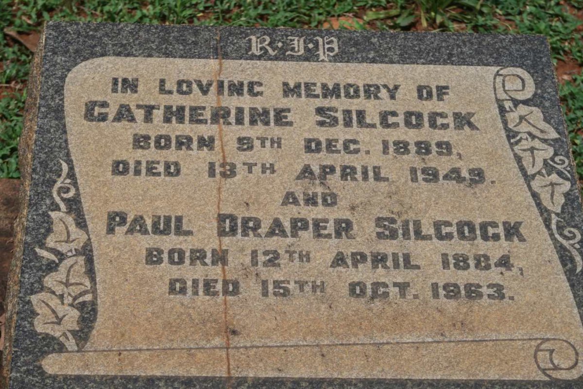 SILCOCK Paul Draper 1884-1963 &amp; Catherine 1889-1949