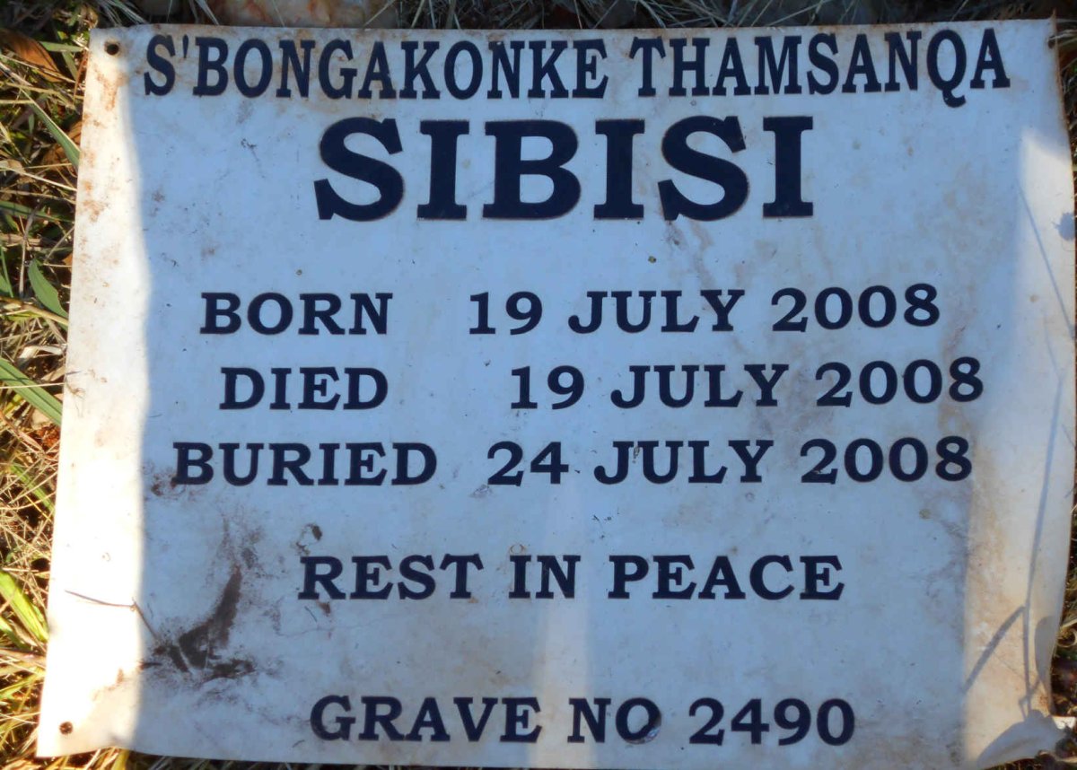 SIBISI S'bongakonke Thamsanqa 2008-2008