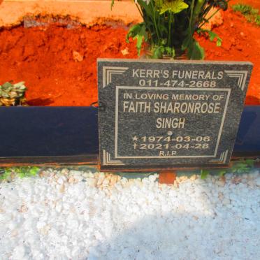 SINGH Faith Sharonrose 1974-2021