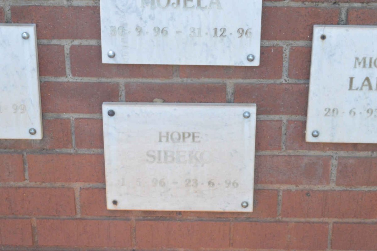 SIBEKO Hope 1996-1996