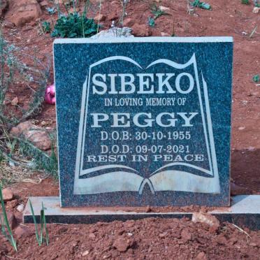 SIBEKO Peggy 1955-2021