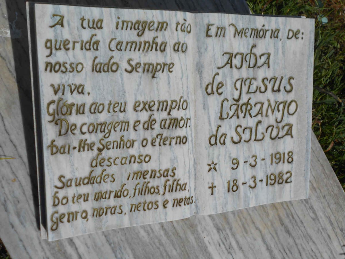 SILVA Joao Augusto Pereira, da 1917-1999 &amp; Aida de Jesus Larango 1918-1982