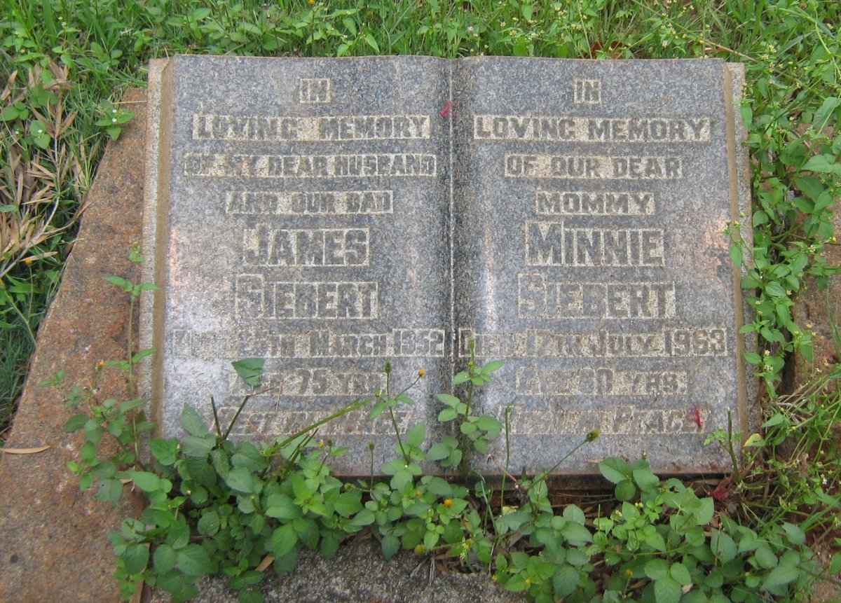 SIEBERT James -1952 &amp; Minnie -1963