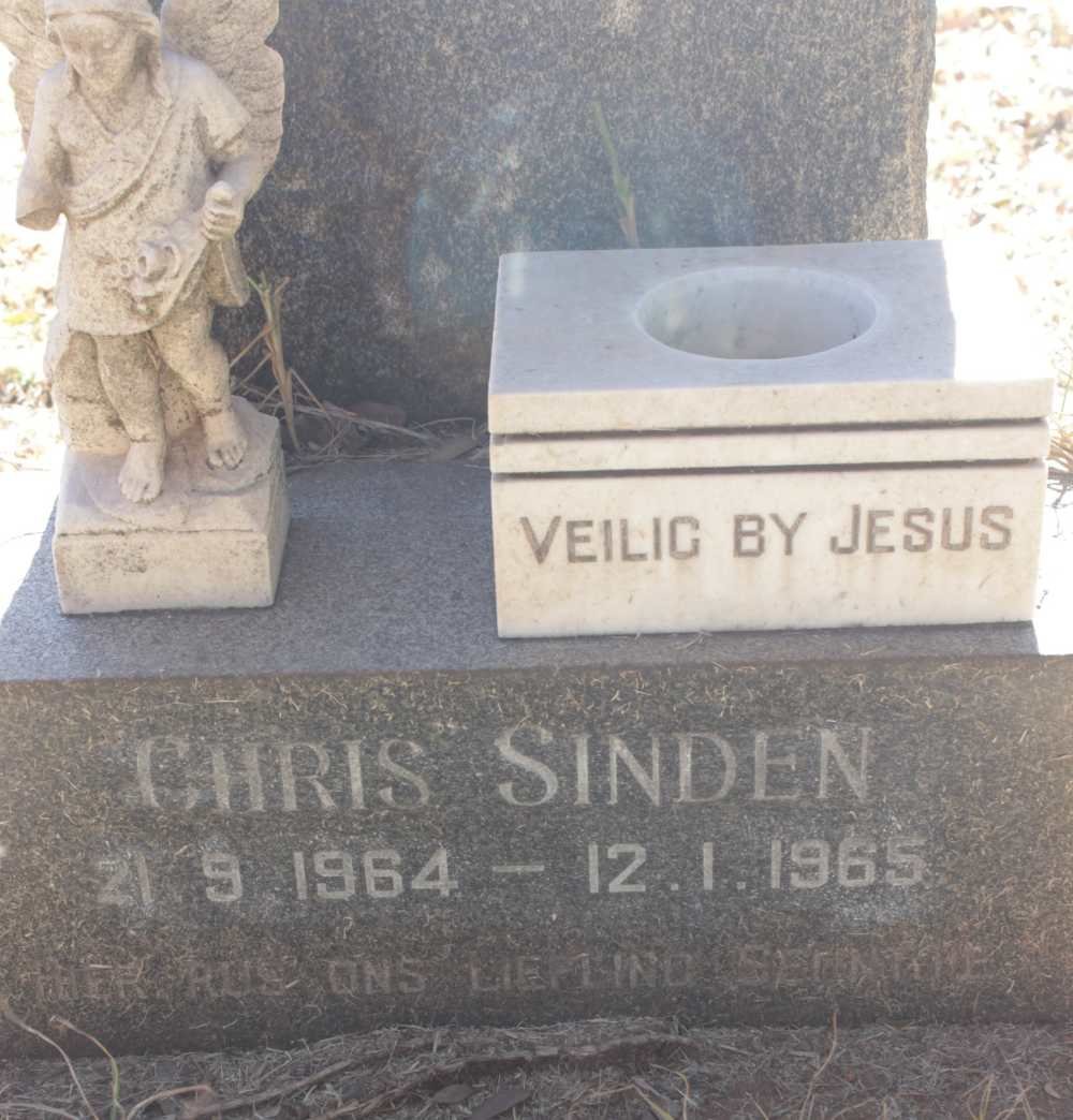 SINDEN Chris 1964-1965
