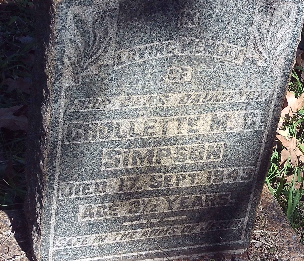 SIMPSON Chollette M.C. -1943