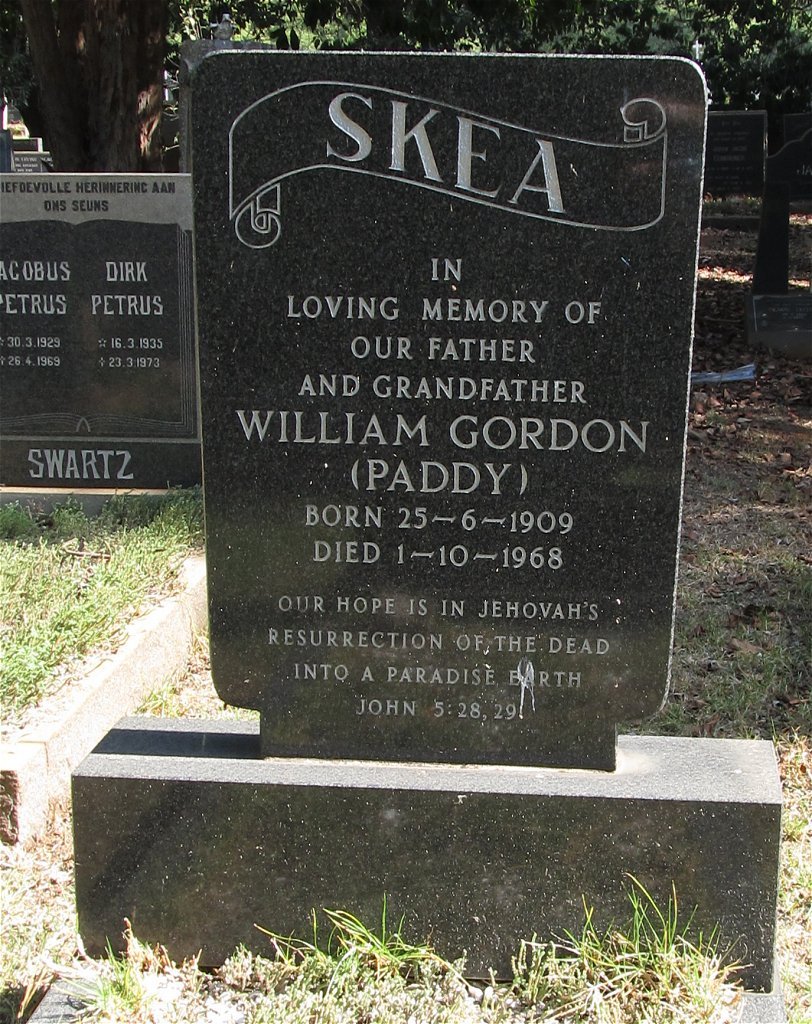 SKEA William Gordon 1909-1968