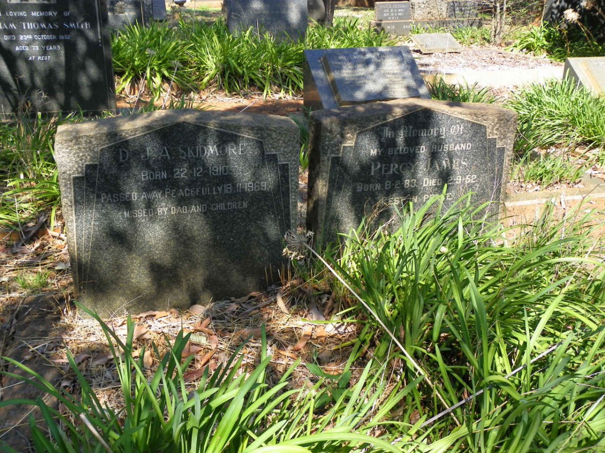 SKIDMORE Percy James 1883-1952 &amp; D.J.A. 1910-1969