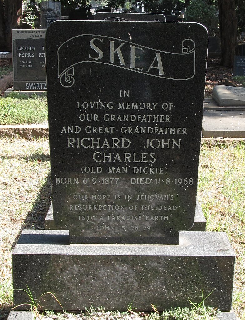 SKEA Richard John Charles 1877-1968
