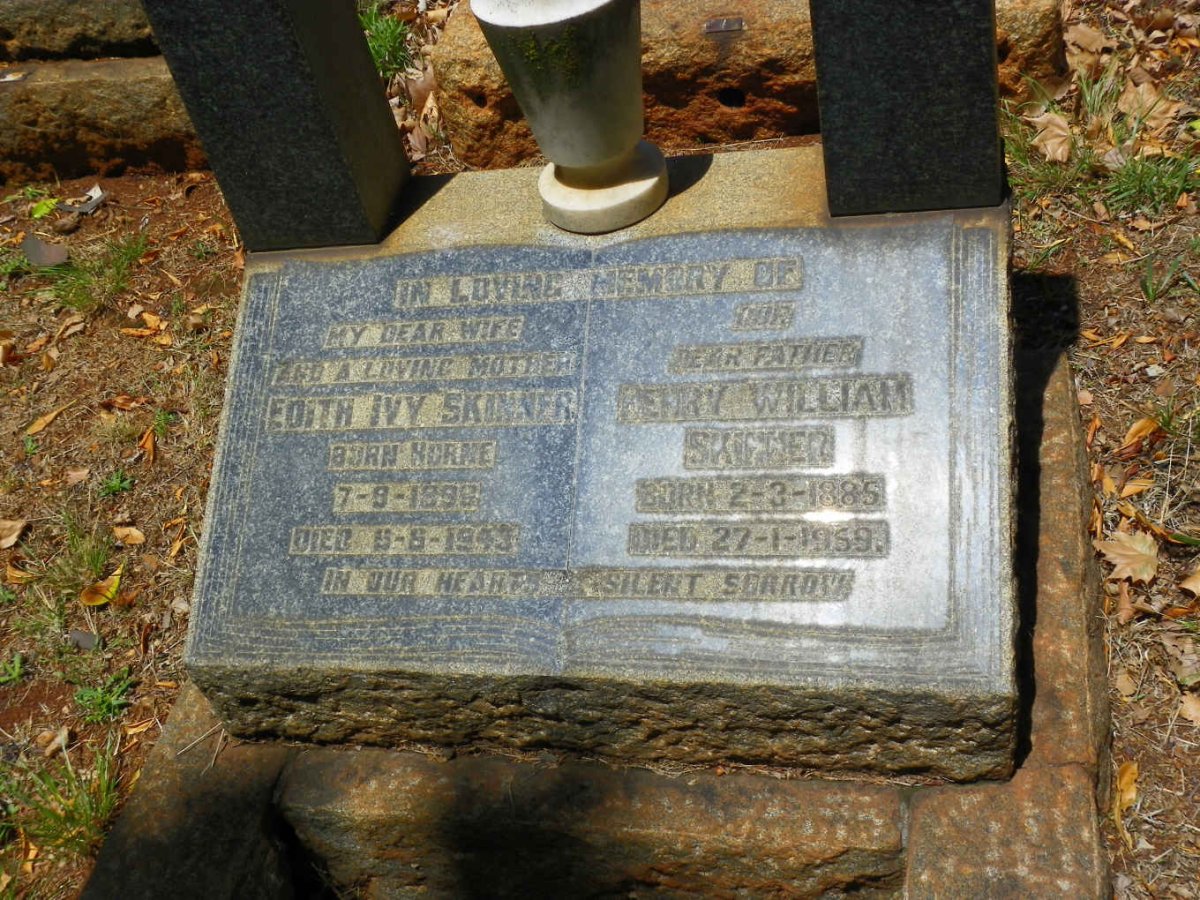 SKINNER Henry William 1885-1959 &amp; Edith Ivy HORNE 189?-1943